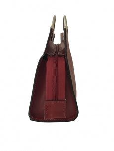Brick Red - Clutch Leather Stylish and Chic